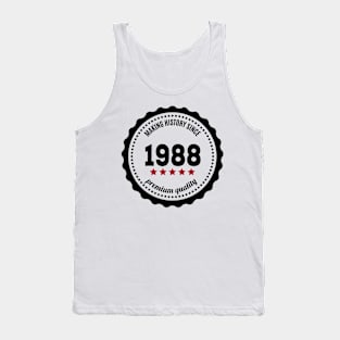 Making history since 1988 badge Tank Top